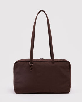 Medium Nylon Bowler Bag - Coffee - Everyday Pick