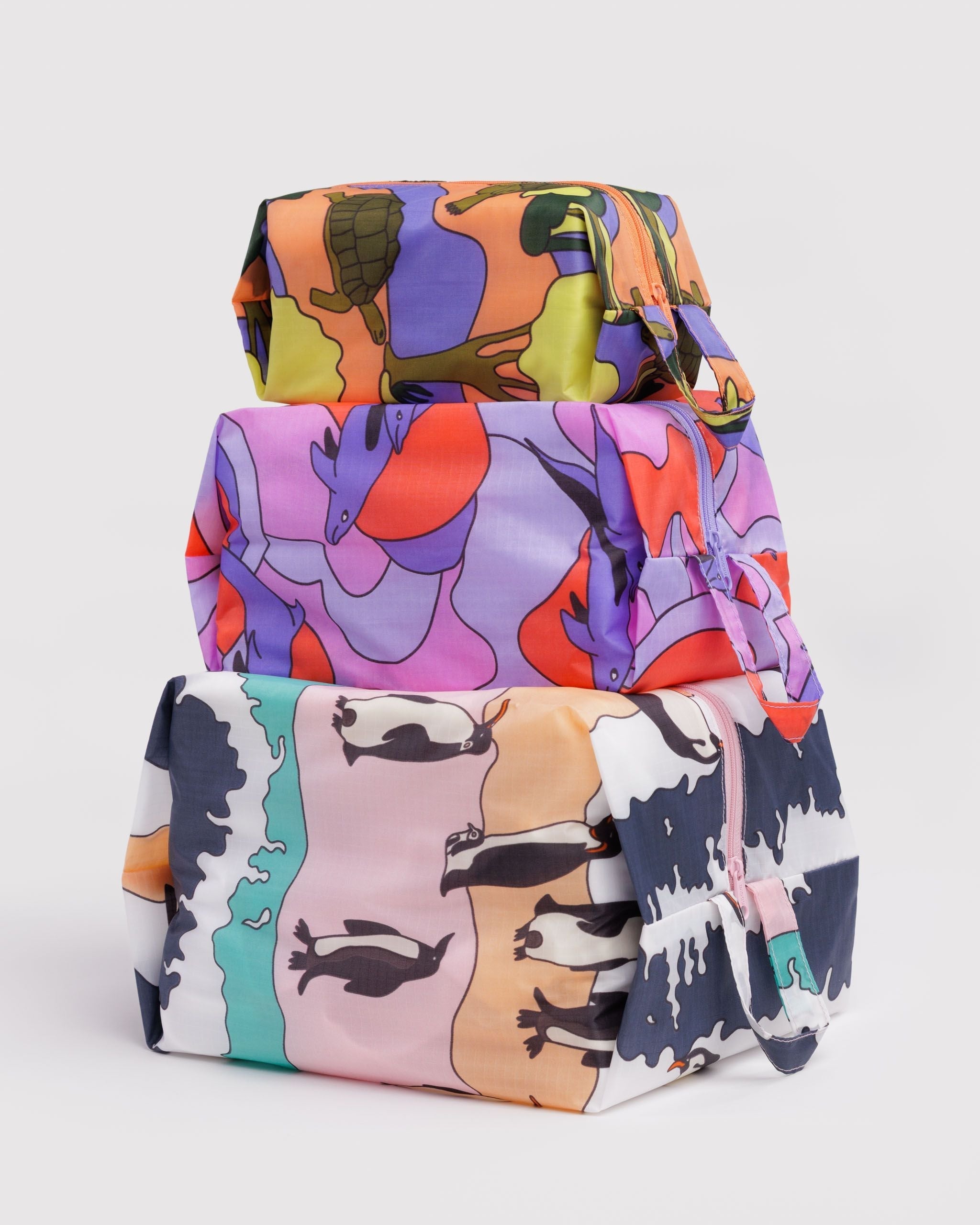 3D Zip Set - Vacation Animals - Weekend Carry