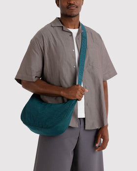 Medium Nylon Crescent Bag - Deep Sea - Quick Grab