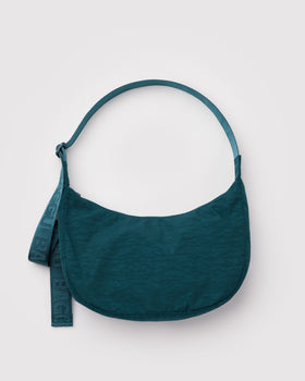 Medium Nylon Crescent Bag - Deep Sea - Quick Grab
