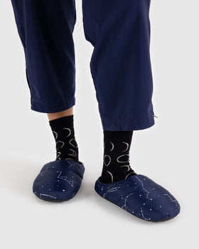 Puffy Slippers - Constellation Midnight - Easy Finish