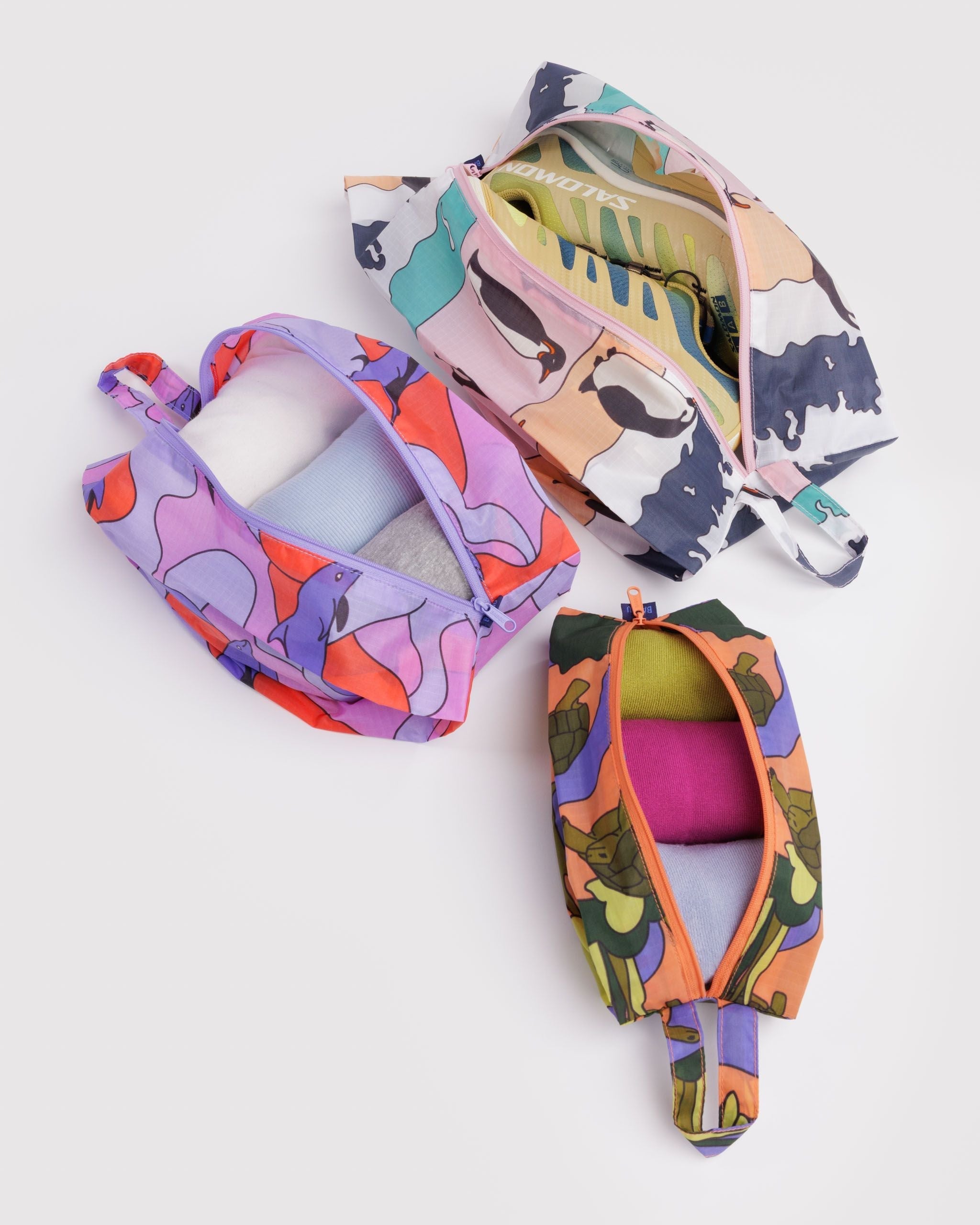 3D Zip Set - Vacation Animals - Easy Tote