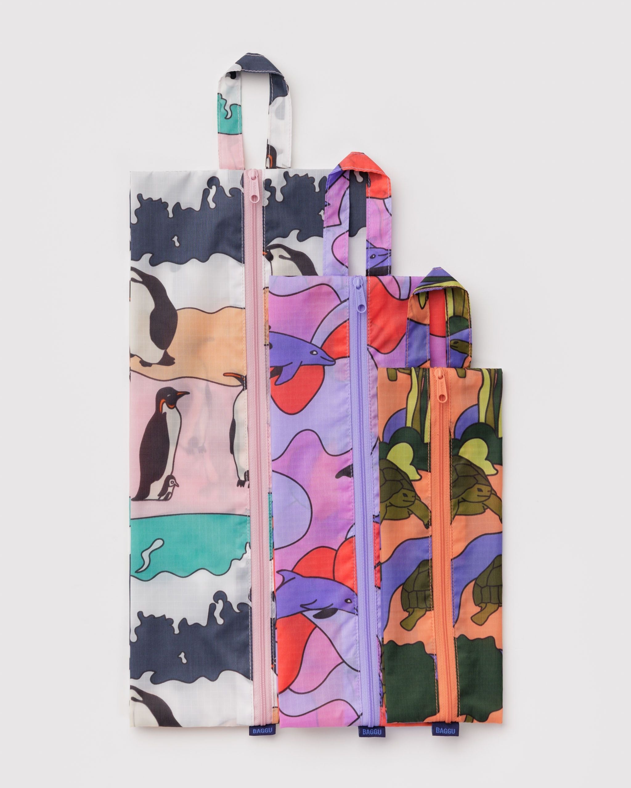 3D Zip Set - Vacation Animals - Easy Tote